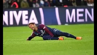 Neymar Horrible Injury - PSG vs Marseille (3-0) 25/02/2018 HD