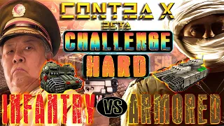 Zero Hour Contra X Beta Challenge Infantry General vs Armored Assault General On Hard - C&C Generals