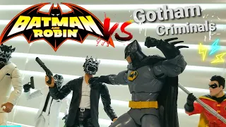 Batman And Robin Vs Gotham Criminals!! Stop Motion Animation 2023!!🦇 #batman #robin #dc