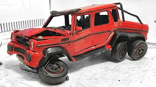 Crash Test Mercedes 6x6 G63 AMG