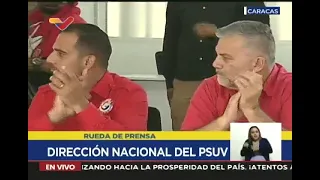 Rueda de prensa del PSUV con Diosdado Cabello, 8 de mayo 2023