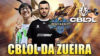 PENTAKILL DO DYNQUEDO E TELEP DA LOUD - CBLOL DA ZUEIRA