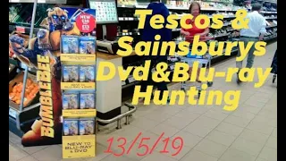 Tescos and sainsburys dvd and blu ray hunting