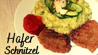 Hafer Schnitzel // vegan, schnell und günstig // so einfach und soooo lecker 😋 // Rezept