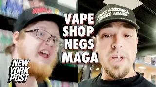 Vape shop employee refuses to serve man wearing MAGA hat | New York Post