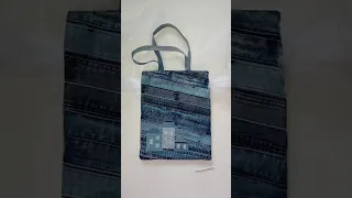 Сумка шоппер из джинс 👜