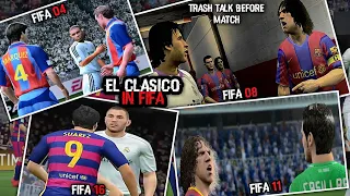 OPENING MATCH EL CLASICO Real Madrid Vs FC.Barcelona In Every FIFA(1996-2023)