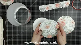 DIY Gorgeous Hat Box by Helen Griffin from Simply Made Crafts