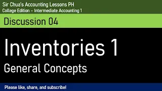 [Intermediate Accounting] Discussion 04 - Inventories 1 [Tagalog] [Taglish]