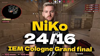 CSGO POV G2 NiKo (24/16) vs ENCE (ANUBIS) @ IEM Cologne 2023 Grand final