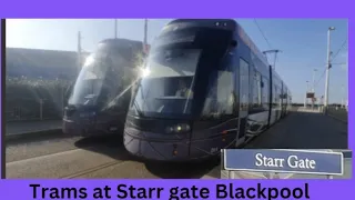 trams at Starr gate ( blackpool)