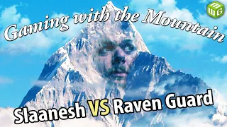 Slaanesh vs Raven Guard Warhammer 40k Battle Report Gaming with the Mountain Ep 40k03
