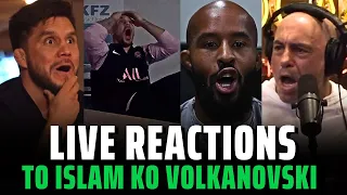 UFC294: Live Reactions to Islam Makhachev Knocking out Alexander Volkanovski #UFC294
