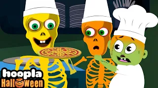 Five Skeletons Cooking At A Haunted Party + More Halloween Songs By Hoopla Halloween