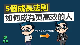 5個無價的成長法則，讓你成為更高效的人 | 好葉說書