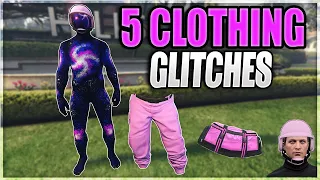 GTA 5 ONLINE TOP 5 CLOTHING GLITCHES AFTER PATCH 1 62! Easy Solo Clothing Glitches!