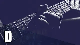 Slow Blues Acoustic Guitar Backing Track In D
