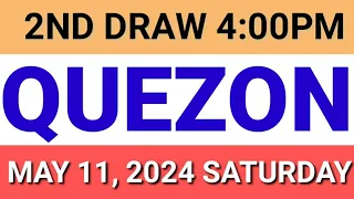 STL - QUEZON May 11, 2024 2ND DRAW RESULT