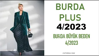 BURDA PLUS 4/2023 TECHNİCAL DRAWİNGS FULL LİNE