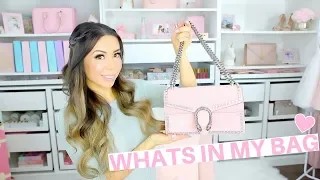 WHATS IN MY BAG?👛PINK GUCCI BAG 2018!💕