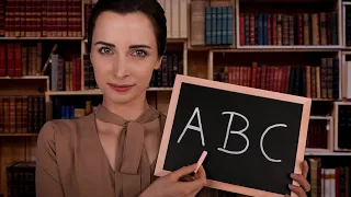 ASMR Roleplay 👩‍🏫 I am teaching you German (part 1) | ASMR German Lessons (Soft Spoken ASMR)