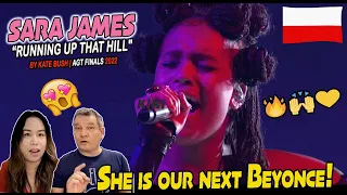 OmG! Sara James Sings "Running Up That Hill" by Kate Bush | AGT Finals 2022 | Couple REACTION !