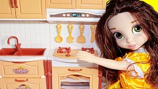 Disney Princess Belle Dollhouse Toy Review!