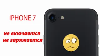 Iphone 7 не включается и не заряжается