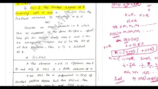 Algebra - Field 2