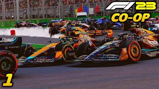 CO-OP CAREER BEGINS - F1 23 Co-op Career Mode: Part 1