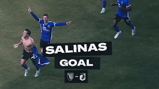 GOAL: SHEA SALINAS SCORES HIS FIRST FREE KICK!!!