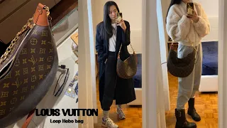 루이비통 악취문제로 교환한 루이비통 루프 호보백 언박싱 & 착샷/ Louis Vuitton Loop hobo