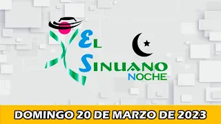 Resultado de EL SINUANO NOCHE del LUNES 20 DE MARZO del 2023