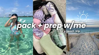 PACK & PREP w/ me for vacation | girls trip, packing, nails, etc.