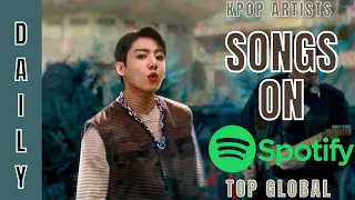 [TOP DAILY] SONGS BY KPOP ARTISTS ON SPOTIFY GLOBAL | 25 OCT 2022