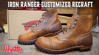 I Converted these Redwing Iron Rangers into Urban Style Loggers! Total Recraft