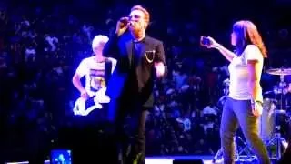 U2 - i+e tOUR - Angel of Harlem -- 06/12/2015, Montreal, Canada (fan participation portion)