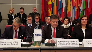 Address by the OSCE Chairperson-in-Office at the OSCE Permanent Council