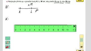 Opakování (rýsování; bod, přímka), Geometrie pro 5.roč., str. 4, cv. 3a