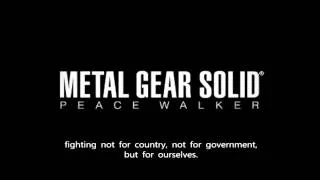 Metal Gear Solid: Peace Walker - Outer Heaven Speech HD