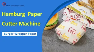 Hamburg Paper Sandwich Paper Thin Paper Cutter Sheet Cutting Machine