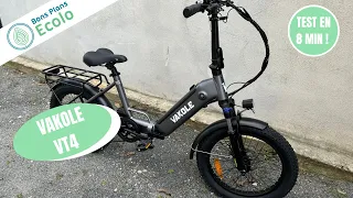 Vakole VT4 | On teste ce vélo électrique pliable et pas cher !