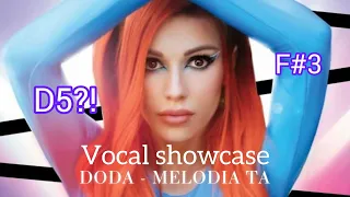 Doda - Melodia ta | Vocal showcase [F#3-D5] High notes