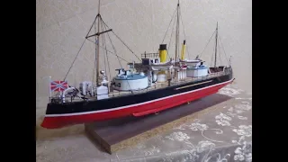 постройка модели корабля Русалка 1886 года