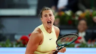 COMPILATION: SABALENKA YELLS AT RYBAKINA’S COACH FOR TALKING IN EVERY POINT MADRID OPEN SEMIFINAL