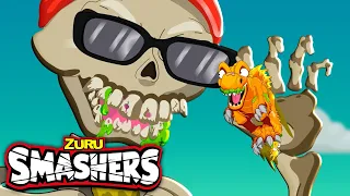 Revenge Of The Skull + More | 1 HOUR Of SMASHERS! | ZURU | Smashers World | Cartoons for Kids