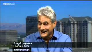 Jeremy Paxman with Greg Louganis on Diver Tom Daley coming out