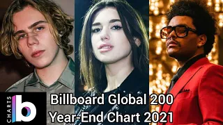 Billboard Global 200 Year-End Chart 2021 (Song) (Top 30)