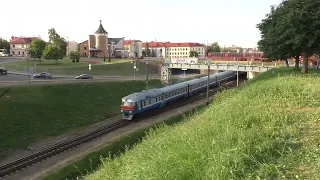 Пригородный поезд №6275 Гродно - Брузги / Commuter train №6275 Hrodna - Bruzhi.