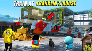 GTA 5 : Tristar18 & Shichan Find Bullet Train Stops Franklin's House in Telugu